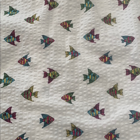 Nautica Men's White Short Sleeve Shirt with Colorful Print - Picture 4 of 5